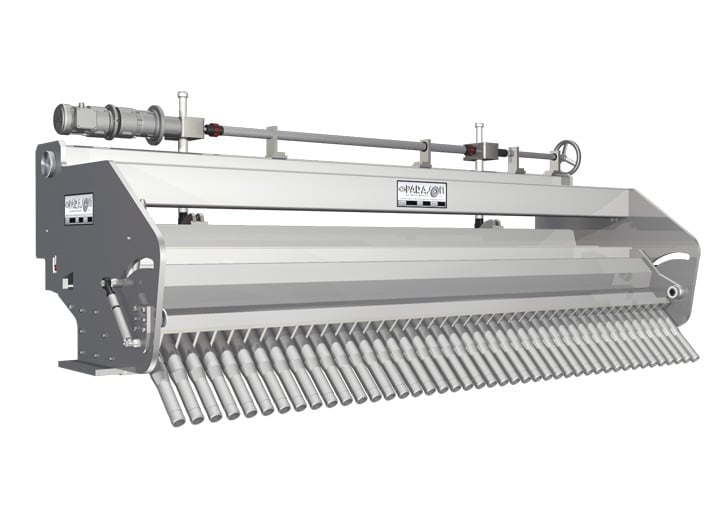 Caixa de entrada pressurizada Parason com tubos do gerador de turbulência — máquina de papel para escrita e impressão