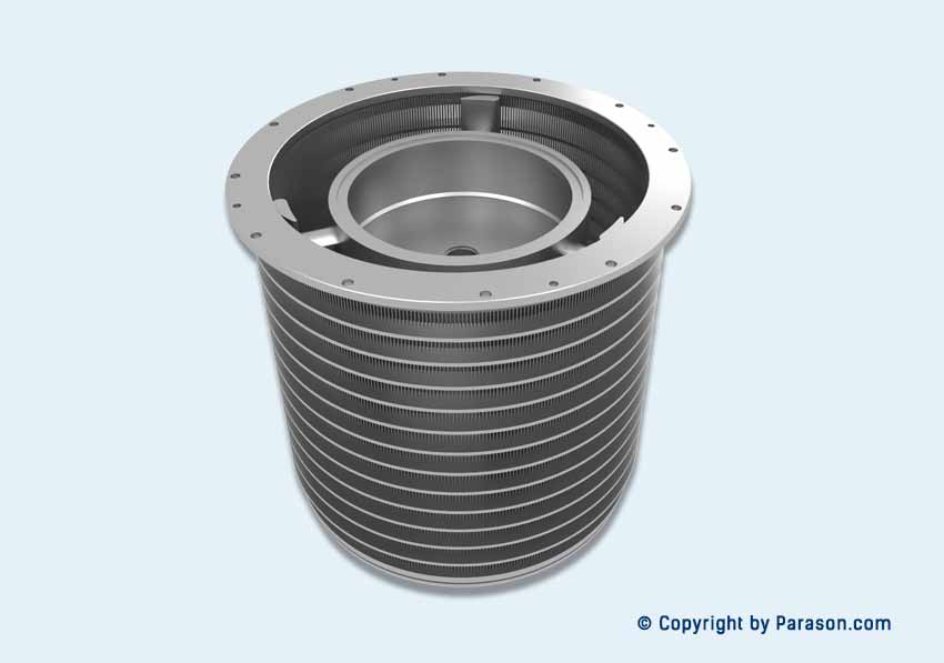 Wedge Wire Screen Basket - 2