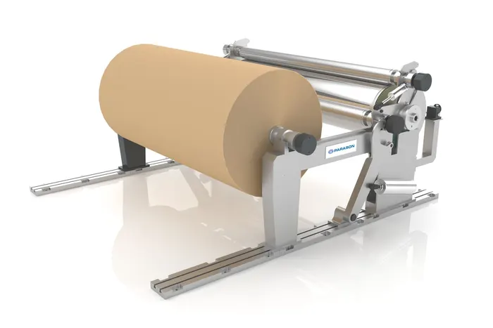 Pope reel winding finished paper board