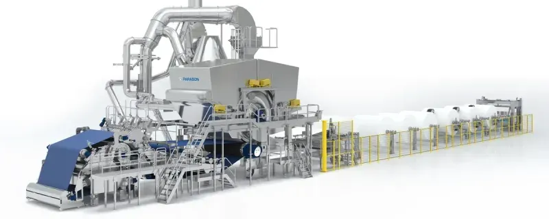 Parason tissue paper machine — premium tissue machine technology