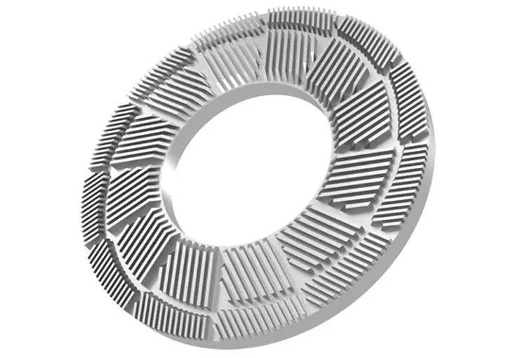 disc refiner plates bar and groove pattern