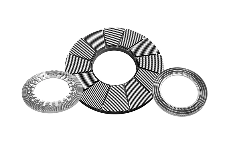 Parason refiner fillings and plates for tissue paper mill