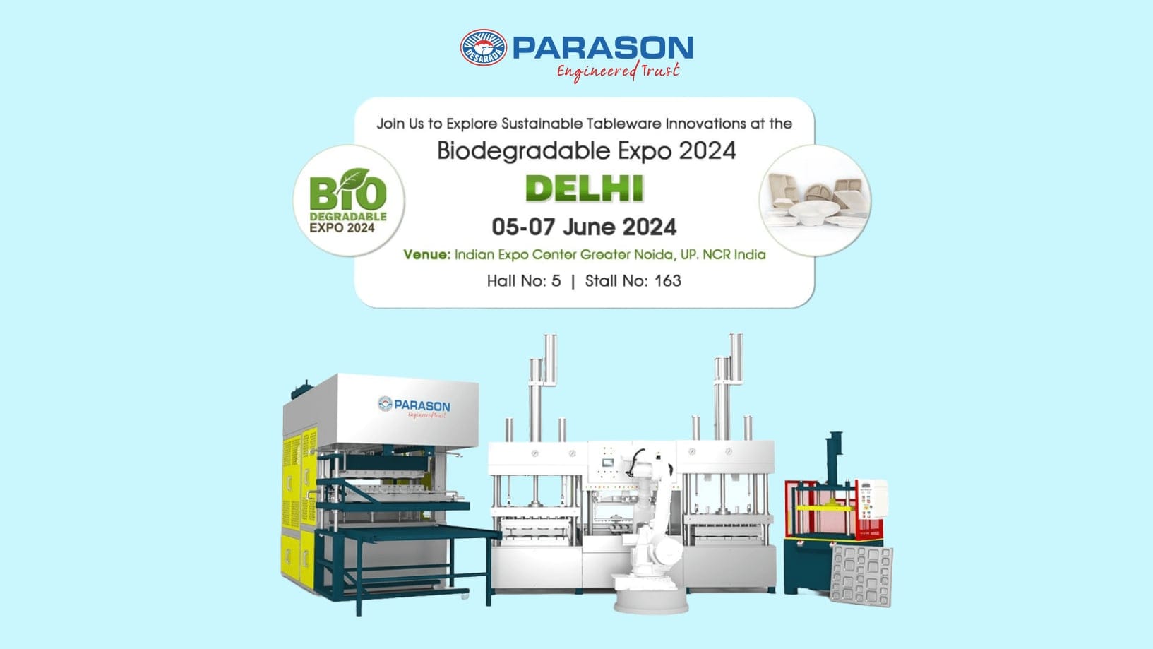 Parason at Biodegradable Expo 2024: Sustainable Packaging Solutions