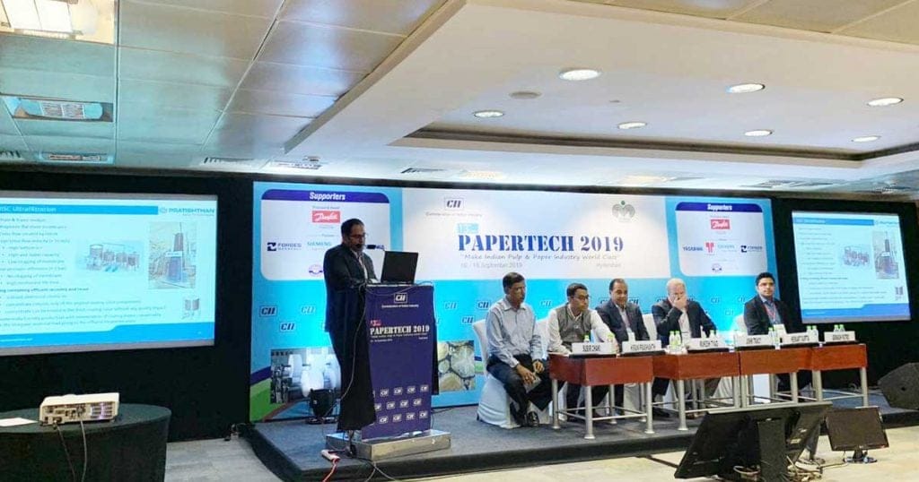 Dr. Hemant Gupta's Inspirational Speech on Wastewater Treatment at PaperTech 2019