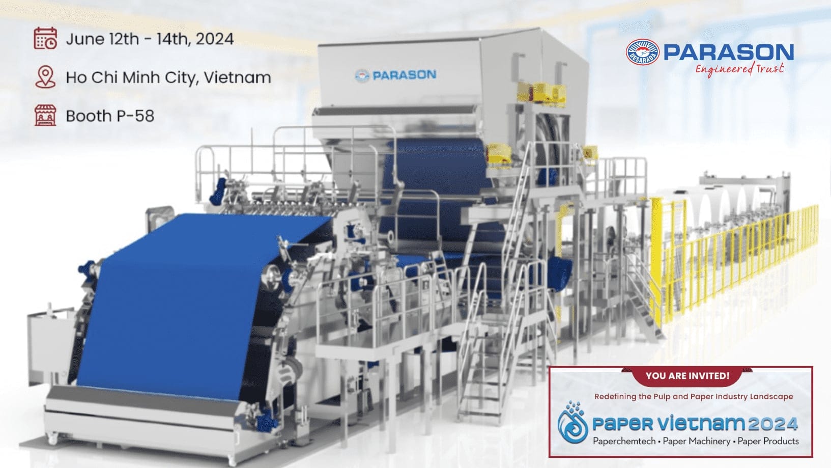 Parason Machinery at Paper Vietnam 2024