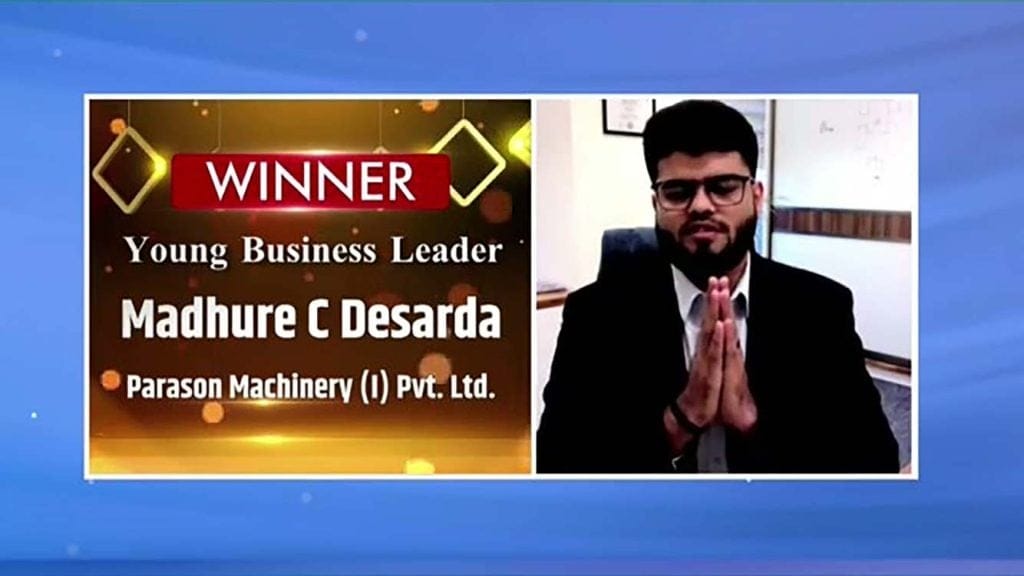 Madhure Desarda Awarded Young Business Leader of the Year