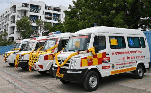 Parason Ambulance Donation to D.K.M.M. Medical College