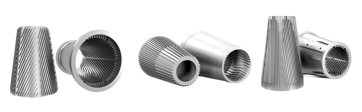 Parason Low Angle Monoblock conical refiner fillings for Jordan 1R, 2R, 3R, Jones and Fibre Master refiners